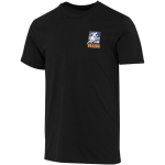 T-shirt unisexe coton bio manches courtes 160 g/m² Elevate couleur noir vue impression sérigraphique