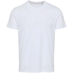 T-shirt unisexe coton bio manches courtes 160 g/m² Elevate couleur blanc deuxième vue frontale