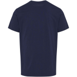 T-shirt unisexe coton bio manches courtes 160 g/m² Elevate couleur bleu marine deuxième vue arrière