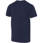 T-shirt unisexe coton bio manches courtes 160 g/m² Elevate couleur bleu marine troisième vue arrière