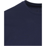 T-shirt unisexe coton bio manches courtes 160 g/m² Elevate couleur bleu marine vue détail 1