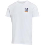 T-shirt unisexe manches courtes coton 200 g/m² Elevate couleur blanc vue impression sérigraphique