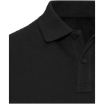 Polo unisexe manches courtes coton mélangé 220 g/m² Elevate couleur noir vue détail 1