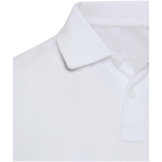 Polo unisexe manches courtes coton mélangé 220 g/m² Elevate couleur blanc vue détail 1