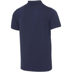 Polo unisexe manches courtes coton mélangé 220 g/m² Elevate couleur bleu marine troisième vue arrière