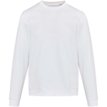 Sweat unisexe col rond intérieur gratté 280 g/m² Elevate couleur blanc deuxième vue frontale