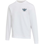 Sweat unisexe col rond intérieur gratté 280 g/m² Elevate couleur blanc vue impression sérigraphique