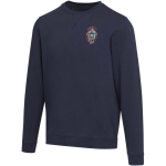 Sweat unisexe col rond intérieur gratté 280 g/m² Elevate couleur bleu marine vue impression sérigraphique