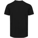 T-shirt unisexe col V manches courtes coton bio 200 g/m² Elevate couleur noir deuxième vue arrière