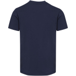 T-shirt unisexe col V manches courtes coton bio 200 g/m² Elevate couleur bleu marine deuxième vue arrière