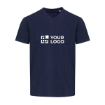 T-shirt unisexe col V manches courtes coton bio 200 g/m² Elevate avec zone d'impression