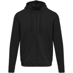 Sweat à capuche unisexe intérieur gratté 280 g/m² Elevate couleur noir deuxième vue frontale
