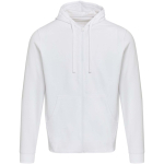 Sweat à capuche unisexe intérieur gratté 280 g/m² Elevate couleur blanc deuxième vue frontale
