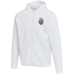 Sweat à capuche unisexe intérieur gratté 280 g/m² Elevate couleur blanc vue impression sérigraphique