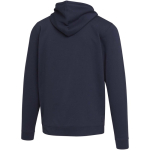 Sweat à capuche unisexe intérieur gratté 280 g/m² Elevate couleur bleu marine troisième vue arrière