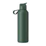Gourde en inox recyclé avec paille 710 ml Ocean Bottle couleur vert foncé deuxième vue arrière