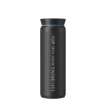 Gobelet isotherme 360° anti-fuite 590 ml Ocean Bottle couleur noir vue impression avec logo 2