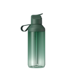 Gourde transparente paille et clapet 710 ml Ocean Bottle couleur vert foncé deuxième vue arrière