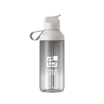 Gourde transparente paille et clapet 710 ml Ocean Bottle avec zone d'impression