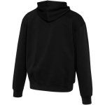 Sweat à capuche oversize coton éco 280 g/m² Elevate couleur noir troisième vue arrière