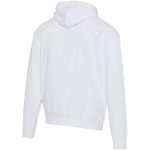 Sweat à capuche oversize coton éco 280 g/m² Elevate couleur blanc troisième vue arrière