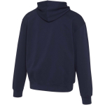 Sweat à capuche oversize coton éco 280 g/m² Elevate couleur bleu marine troisième vue arrière