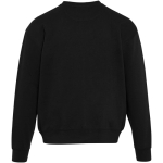Sweat oversize col rond en coton bio 280 g/m² Elevate couleur noir deuxième vue arrière