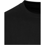 Sweat oversize col rond en coton bio 280 g/m² Elevate couleur noir vue détail 1