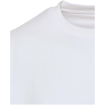 Sweat oversize col rond en coton bio 280 g/m² Elevate couleur blanc vue détail 1