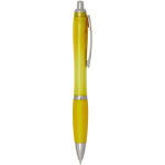 Radio d’urgence portable solaire et dynamo 1 200 mAh couleur jaune deuxième vue latérale