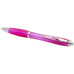 Radio d’urgence portable solaire et dynamo 1 200 mAh couleur rose deuxième vue