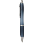 Radio d’urgence portable solaire et dynamo 1 200 mAh couleur bleu bondi vue latérale