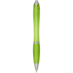 Radio d’urgence portable solaire et dynamo 1 200 mAh couleur vert lime deuxième vue arrière