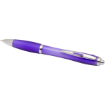 Radio d’urgence portable solaire et dynamo 1 200 mAh couleur mauve deuxième vue