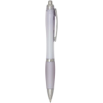 Radio d’urgence portable solaire et dynamo 1 200 mAh couleur lilas deuxième vue latérale