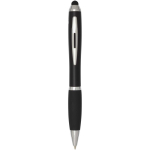 Stylo rotatif avec stylet et grip doux encre noire couleur noir