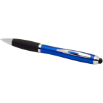 Stylo rotatif avec stylet et grip doux encre noire couleur bleu roi deuxième vue
