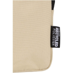 Étui bouteille déperlant avec fermeture zippée et velcro couleur marron vue détail 1