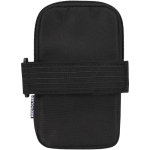 Étui bouteille déperlant avec fermeture zippée et velcro couleur noir deuxième vue arrière
