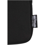 Étui bouteille déperlant avec fermeture zippée et velcro couleur noir vue détail 1