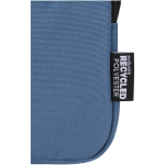 Étui bouteille déperlant avec fermeture zippée et velcro couleur bleu bondi vue détail 1
