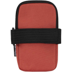 Étui bouteille déperlant avec fermeture zippée et velcro couleur acajou deuxième vue arrière