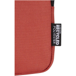 Étui bouteille déperlant avec fermeture zippée et velcro couleur acajou vue détail 1