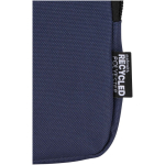 Étui bouteille déperlant avec fermeture zippée et velcro couleur bleu marine vue détail 1