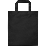 Mini sac recyclé non tissé thermosoudé capacité 3 L couleur noir deuxième vue arrière