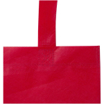Mini sac recyclé non tissé thermosoudé capacité 3 L couleur rouge vue détail 1