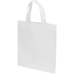 Mini sac recyclé non tissé thermosoudé capacité 3 L couleur blanc