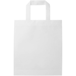 Mini sac recyclé non tissé thermosoudé capacité 3 L couleur blanc deuxième vue arrière