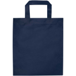 Mini sac recyclé non tissé thermosoudé capacité 3 L couleur bleu marine deuxième vue arrière