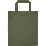 Mini sac recyclé non tissé thermosoudé capacité 3 L couleur vert foncé deuxième vue arrière